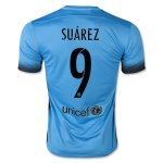 Barcelona Third 2015-16 SUAREZ #9 Soccer Jersey