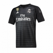 18-19 Real Madrid Goalkeeper Black Jersey Shirt