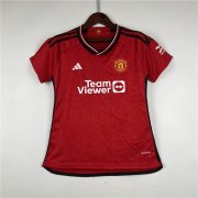 Manchester United 23/24 Home Kit Women's Soccer Jersey