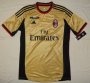 13-14 AC Milan Away Golden Jersey Shirt