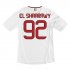 13-14 AC Milan #92 El Shaarawy Away White Soccer Shirt