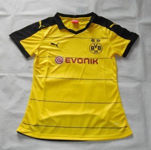 Dortmund 2015-16 Women\'s Home Soccer Jersey