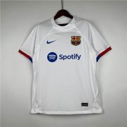 Barcelona FC 23/24 Soccer Jersey Away White Football Shirt
