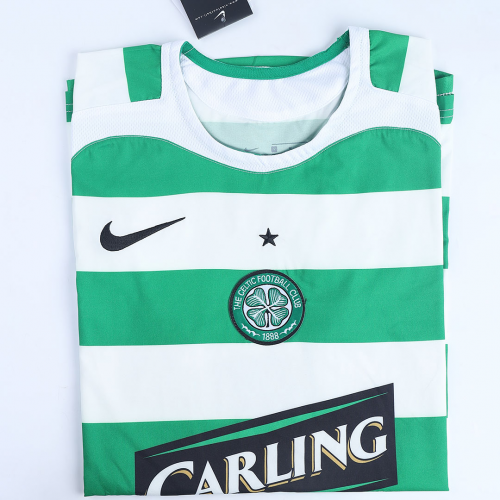 Celtic 05-06 Home Green Retro Soccer Jersey Shirt - Click Image to Close