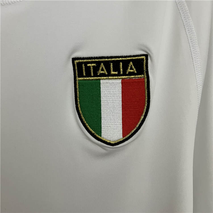 2000 Italy Away White Retro Soccer Jersey Football Shirt - Click Image to Close