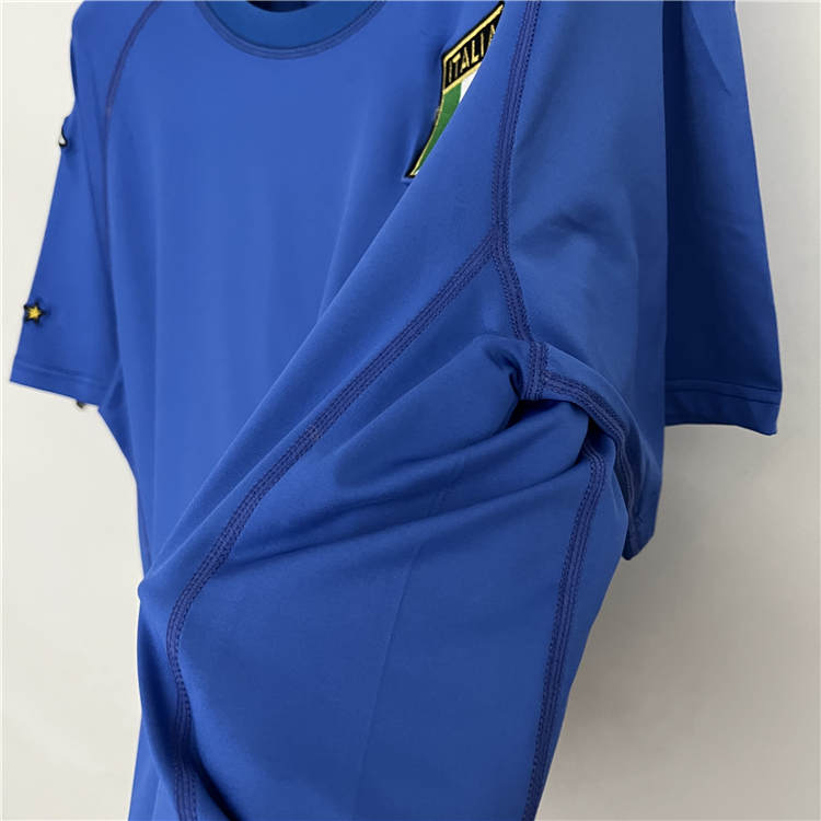 2000 Italy Home Blue Retro Soccer Jersey Football Shirt - Click Image to Close