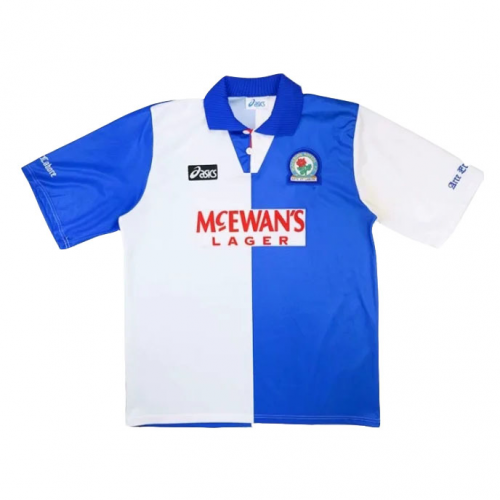 94-95 Blackburn Rovers Retro Soccer Jerseys Shirt - Click Image to Close