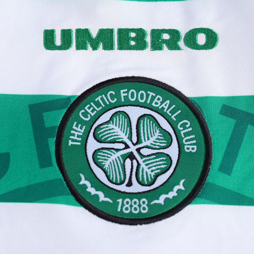 Celtic 98-99 Home Green&White Retro Soccer Jersey Shirt - Click Image to Close