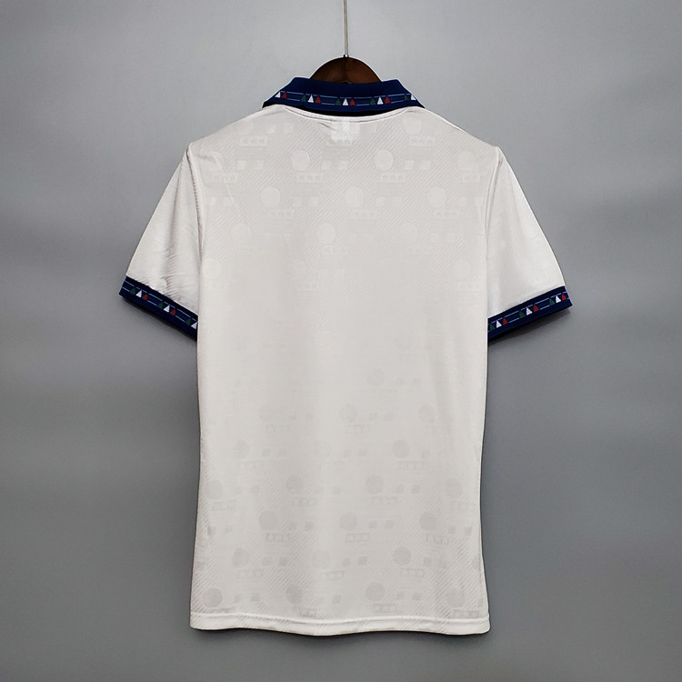 1994 Italy Away White Retro Soccer Jerseys Football Shirt - Click Image to Close
