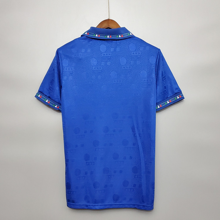 Italy FootBall Shirt 1994 Retro Blue Soccer Jersey - Click Image to Close