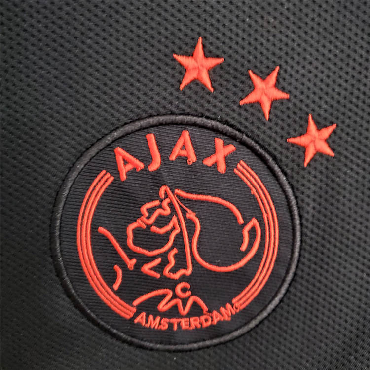Ajax 21-22 Third Black Soccer Jersey Football Shirt - Click Image to Close