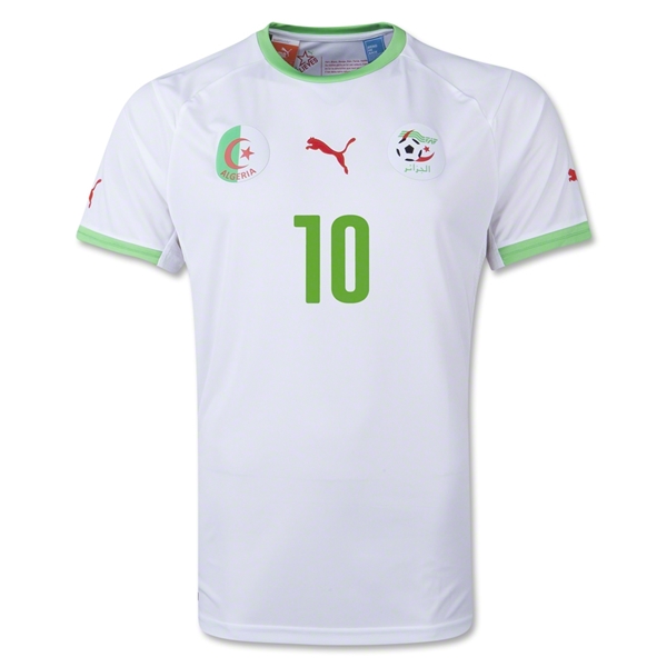 Algeria 2014 FEGHOULI #10 Home Soccer Jersey - Click Image to Close