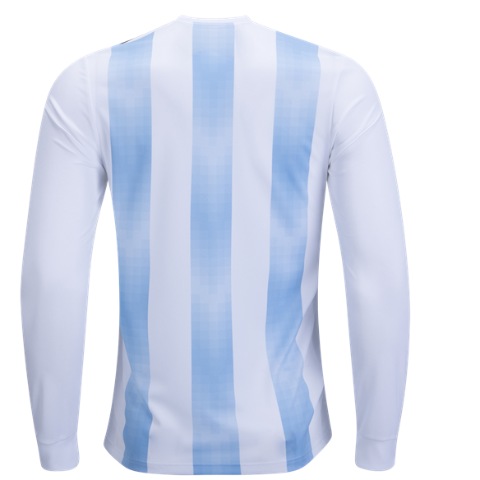 Argentina Home 2018 World Cup LS Soccer Jersey Shirt - Click Image to Close
