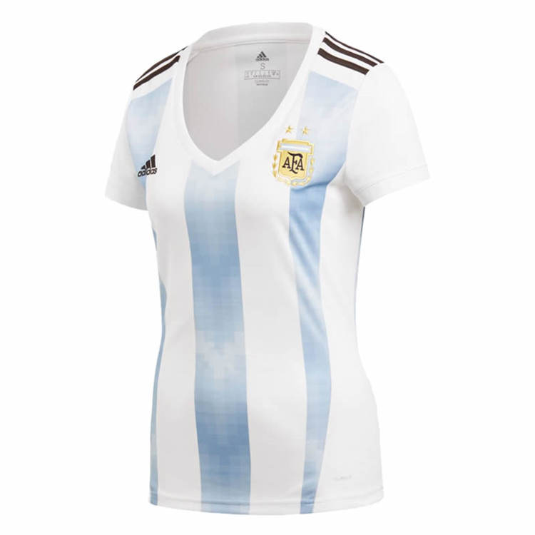 Argentina Home 2018 World Cup Women Soccer Jersey Shirt