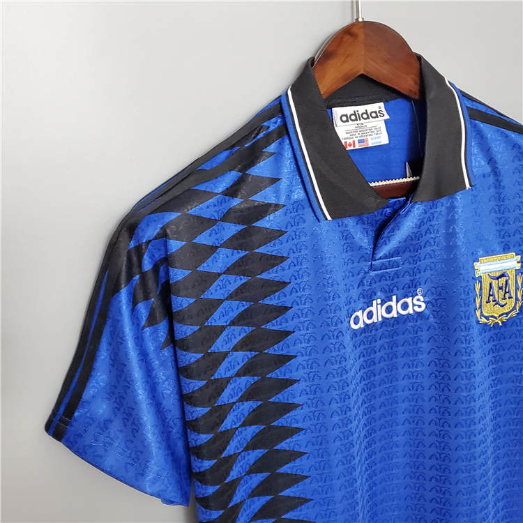 1994 Argentina Retro Soccer Jersey Shirt - Click Image to Close