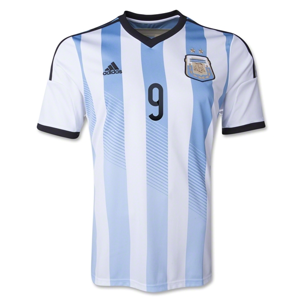 2014 Argentina #9 HIGUAIN Home Soccer Jersey Shirt - Click Image to Close