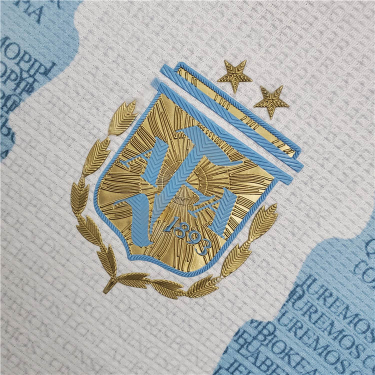 2021 Argentina Maradona Commemorative Edition White Soccer Jersey Football Shirt - Click Image to Close