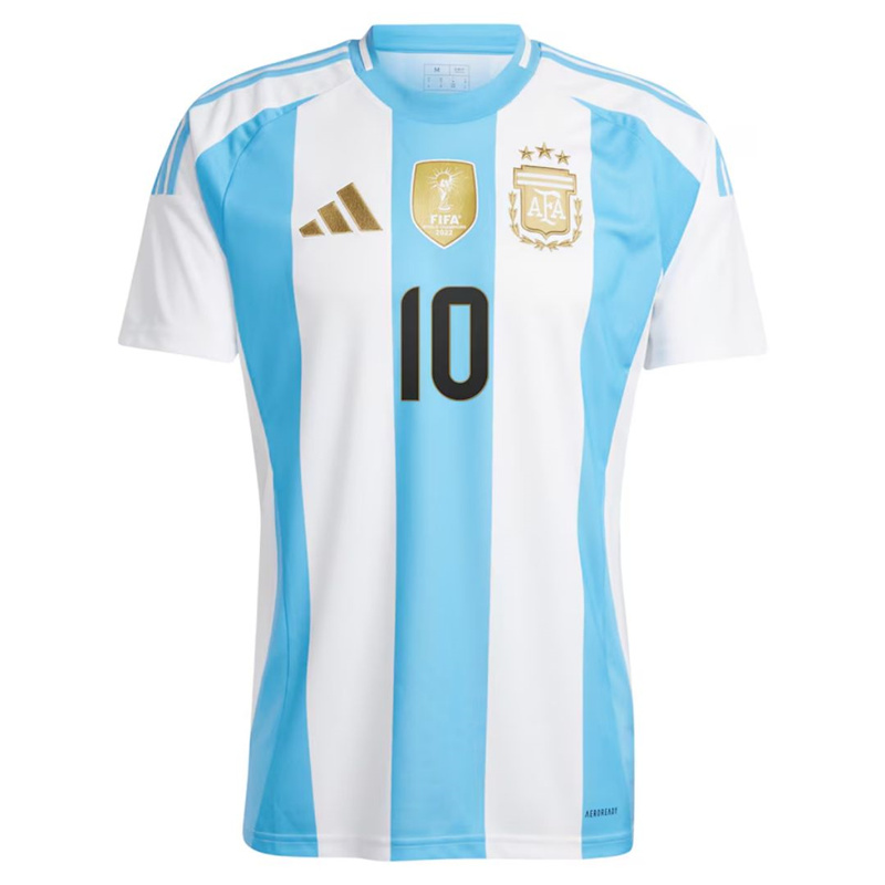 2024 Argentina Home Soccer Jersey Football Shirt MESSI #10 Copa America - Click Image to Close