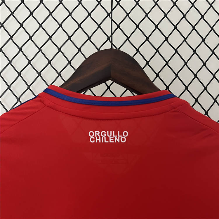 2024 Chile Home Red Soccer Jersey Football Shirt - Click Image to Close