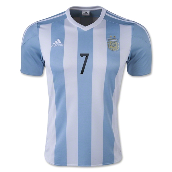 Argentina 2015-16 DI MARIA #7 Home Soccer Jersey - Click Image to Close