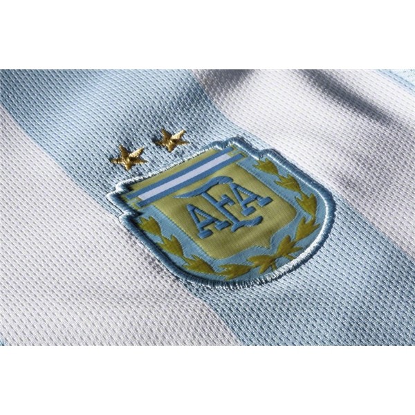 Argentina 2015-16 LS Home Soccer Jersey - Click Image to Close