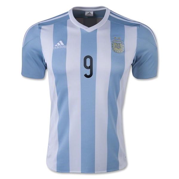 Argentina 2015-16 HIGUAIN #9 Home Soccer Jersey - Click Image to Close
