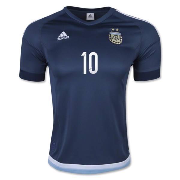 Argentina 2015-16 MESSI #10 Away Soccer Jersey - Click Image to Close
