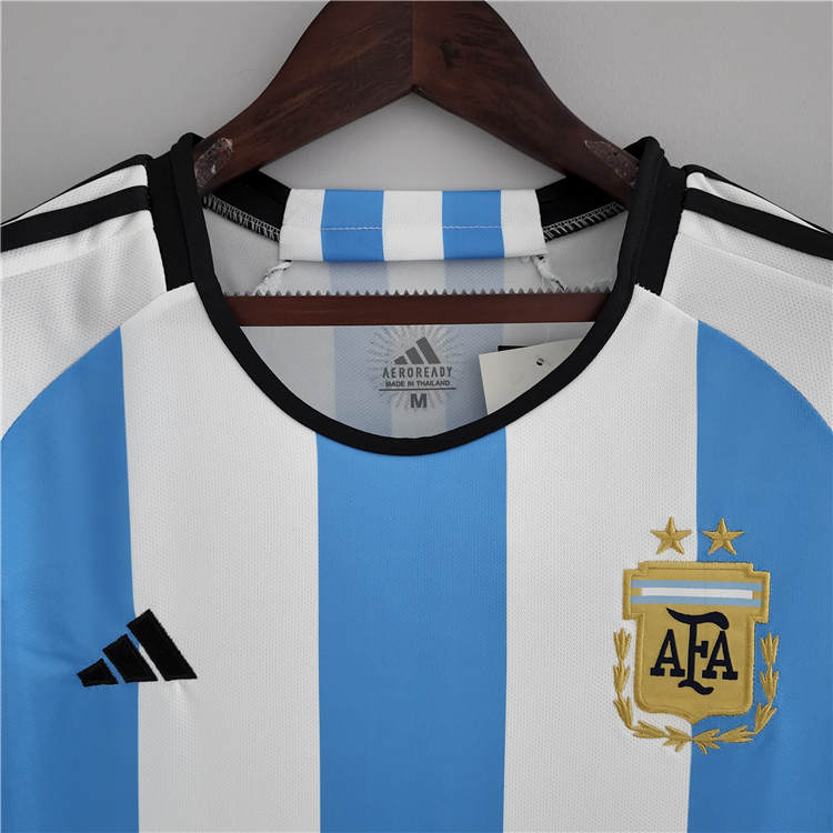 Women's Argentina World Cup 2022 Home Blue Soccer Jersey Football Shirt - Click Image to Close