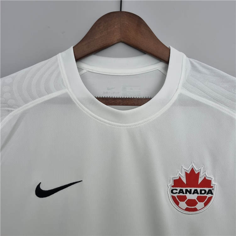 Canda World Cup 2022 Away White Soccer Jersey Soccer Shirt - Click Image to Close