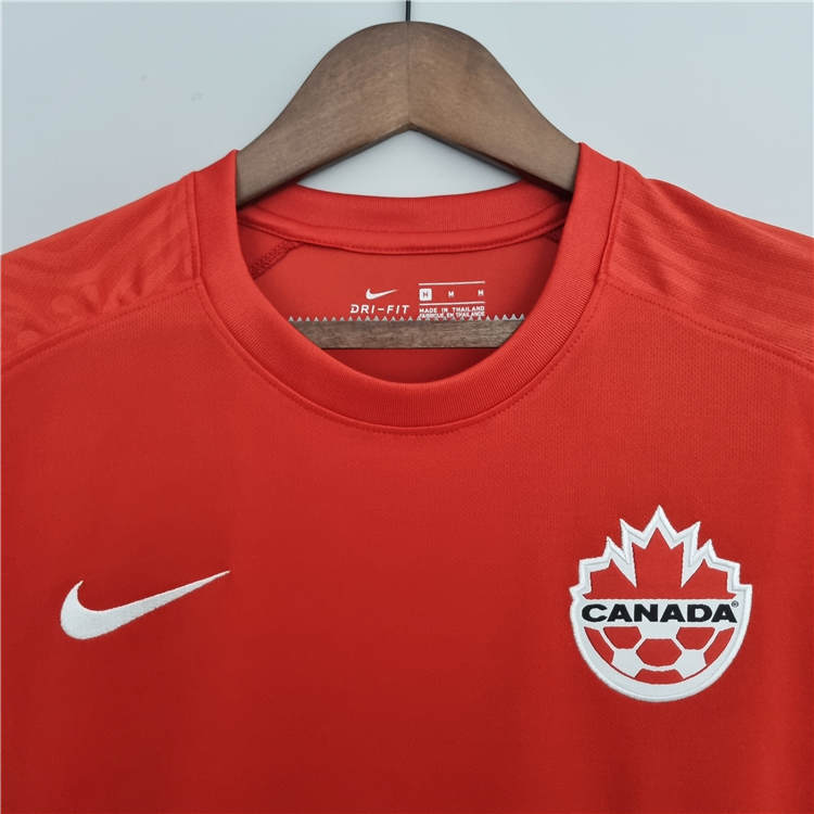 Canda World Cup 2022 Home Red Soccer Jersey Soccer Shirt - Click Image to Close