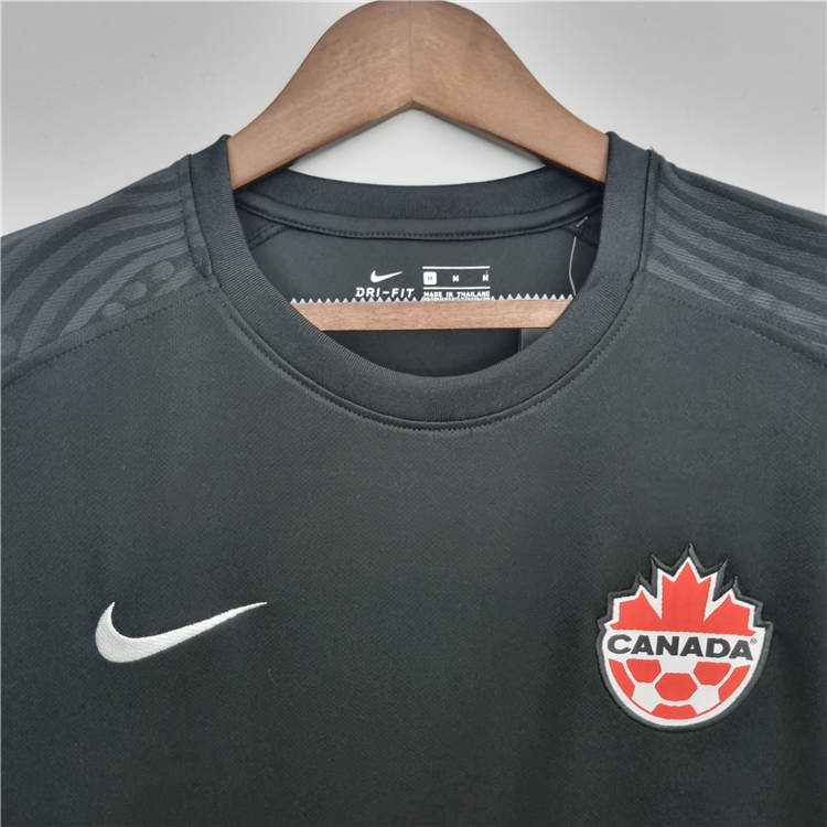 Canda World Cup 2022 Away Black Soccer Jersey Soccer Shirt - Click Image to Close