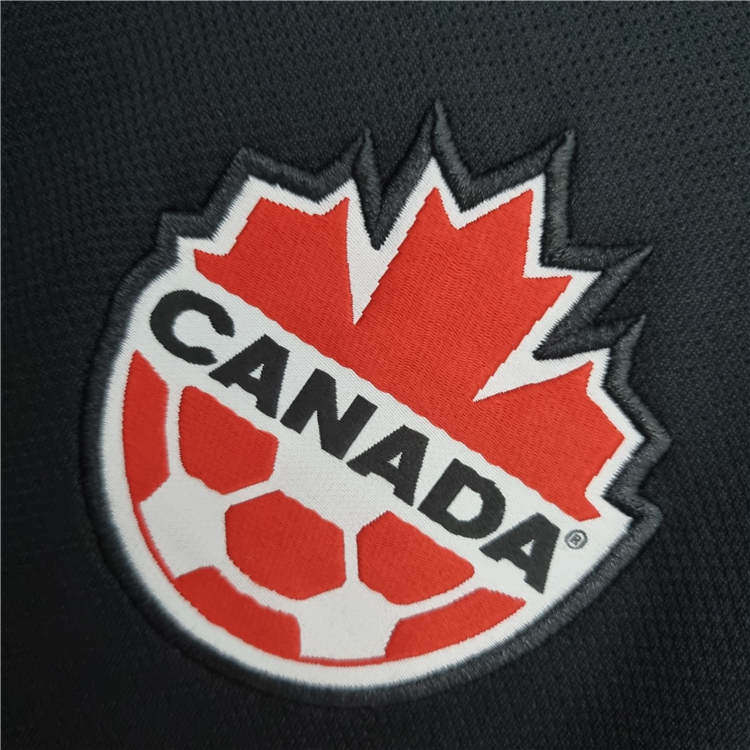 Canda World Cup 2022 Away Black Soccer Jersey Soccer Shirt - Click Image to Close