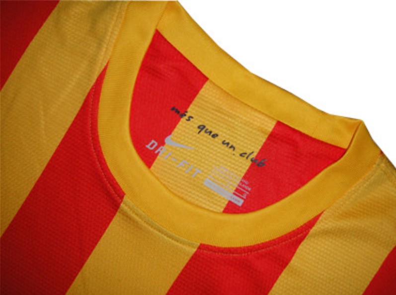 13-14 Barcelona Away Soccer Jersey Shirt - Click Image to Close