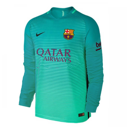 Barcelona Third 2016/17 LS Soccer Jersey Shirt