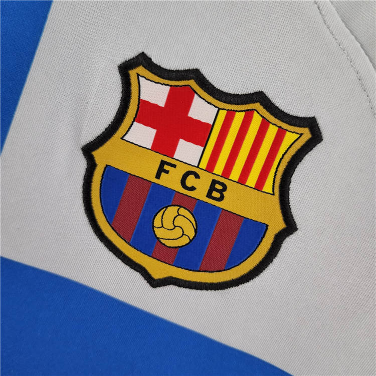 Barcelona FC 22/23 Soccer Jersey Away Grey Football Shirt - Click Image to Close