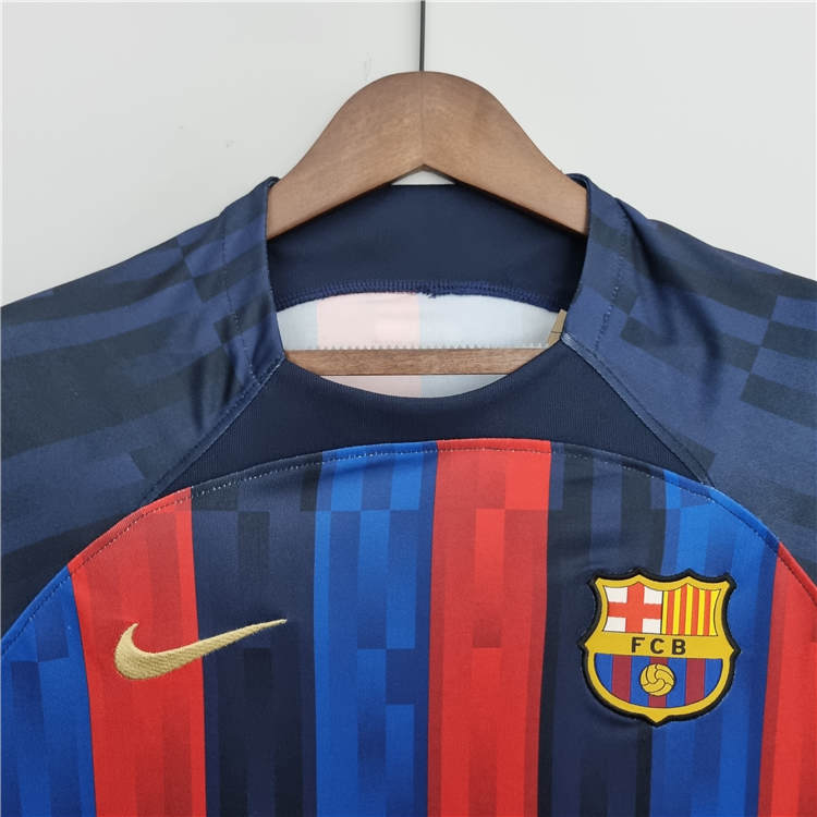 22/23 Barcelona FC Soccer Jersey Red&Blue Football Shirt - Click Image to Close