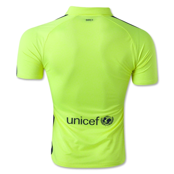 Barcelona 14/15 Green Third Soccer Jersey - Click Image to Close