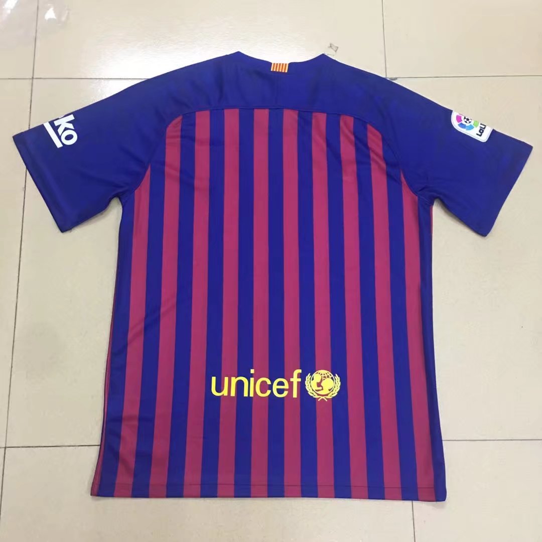 Barcelona Home 2018/19 Soccer Jersey Shirt - Click Image to Close