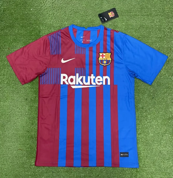 Barcelona FC 21-22 Red&Blue Football Jersey Shirt