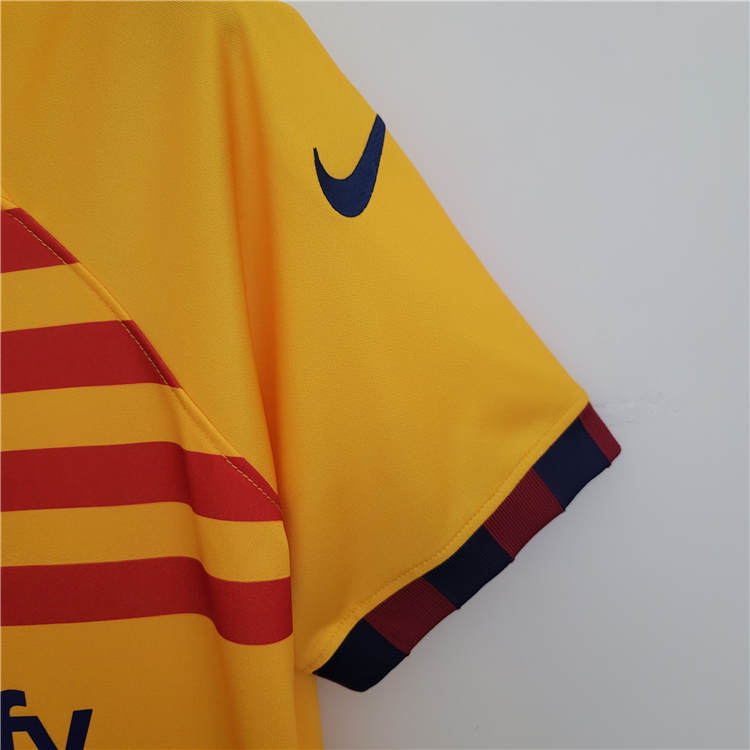 Barcelona FC 22/23 Soccer Jersey 4th Yellow Football Shirt - Click Image to Close