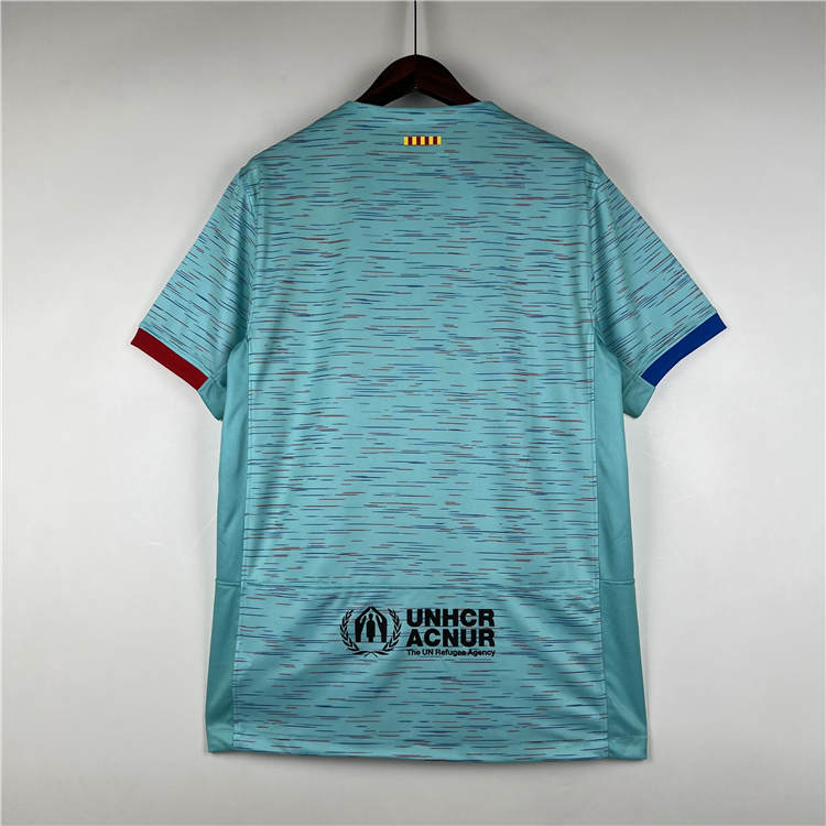 Barcelona FC 23/24 Football Shirt Third Blue Soccer Jersey - Click Image to Close