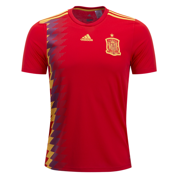 Spain Home 2018 World Cup Soccer Jersey Shirt