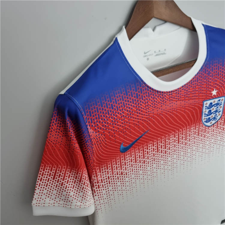 2018 England Blue&Red Training Soccer Shirt Football Shirt - Click Image to Close