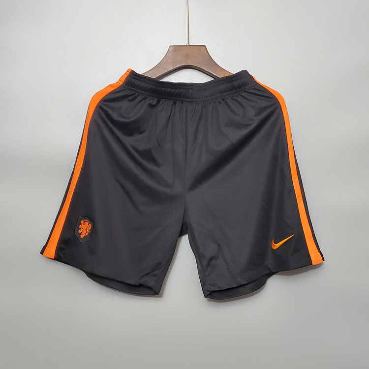 Netherlands Soccer Shirt 2020-21 Away Black Football Shirt Jersey - Click Image to Close