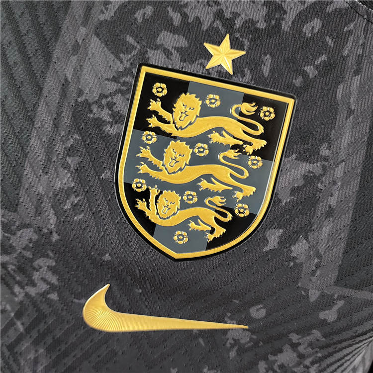 World Cup 2022 England Black Soccer Shirt Football Shirt - Click Image to Close