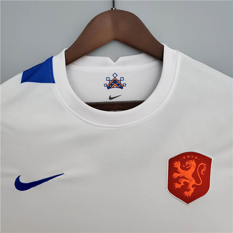 2022 Netherlands Soccer Shirt Away White Football Shirt - Click Image to Close