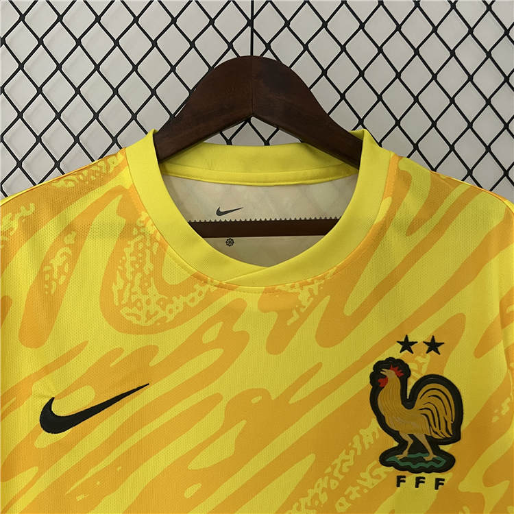 UEFA Euro 2024 France Goalkeeper Football Shirt Soccer Jersey - Click Image to Close