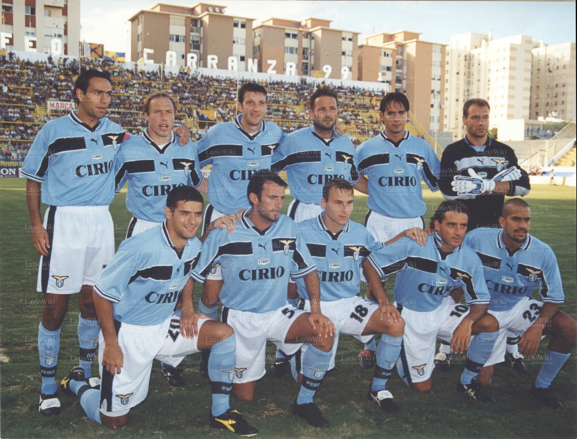 99-00 Lazio Retro Soccer Jersey Shirt - Click Image to Close
