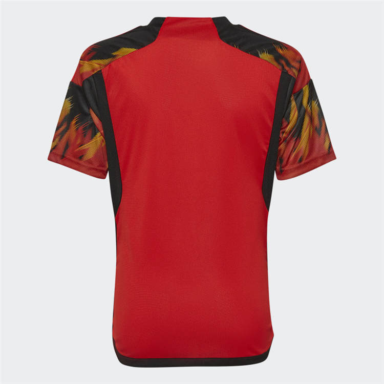 World Cup 2022 Belgium Home Red&Black Soccer Shirt Soccer Jersey - Click Image to Close