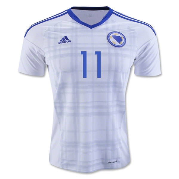 Bosnia and Herzegovina Away 2016 DZEKO #11 Soccer Jersey - Click Image to Close